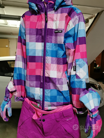 Giacca e guanti sci ragazza lego