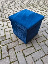 coppia pouf velluto 