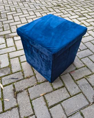 coppia pouf velluto 
