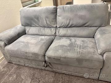 Divano 3 posti donsisalotti modello Katia con pouf