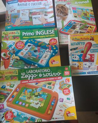 giochi scatola educativi interattivi Clem/Lisciani