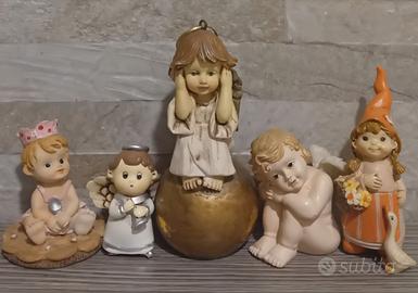 Set angeli in porcellana + Omaggio