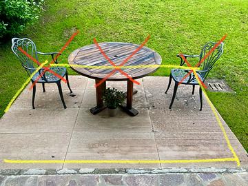 Lastre cemento per esterno, terrazza, platea bbq