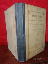 Libro antico del 1897. "Historia Sacra" 