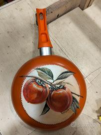 padella dipinta a mano
