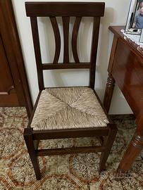 N.6 Sedie in legno