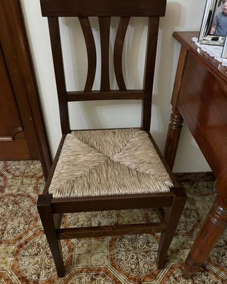 N.6 Sedie in legno
