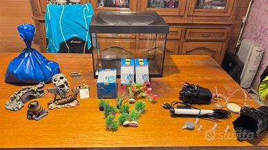 Acquario completo accessori