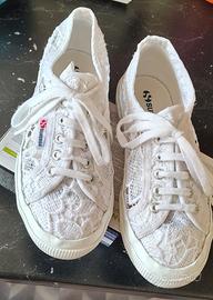Scarpe Superga Macrame Pizzo bambina