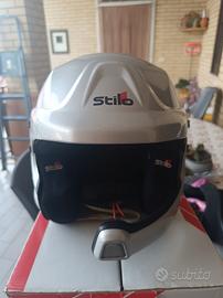 Casco rally Stilo WRC Des  + collare Hans