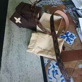 Cintura Louis Vuitton Ellipse- Damier Ebene -nuova