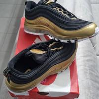 scarpe nike air max 97 oro/nere 