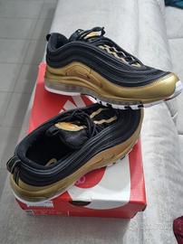 scarpe nike air max 97 oro/nere 