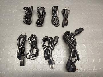 🔌 LOTTO 8 CAVI DI ALIMENTAZIONE – COME NUOVI 🔌