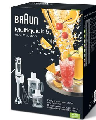 Frullatore Braun Multiquick 5 MR540 NUOVO