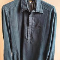 camicia Versace uomo in puro Lino 