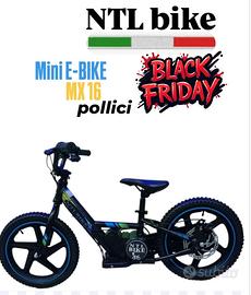Bici senza Pedali Elettrico NTL BIKE MX 16 COLORE