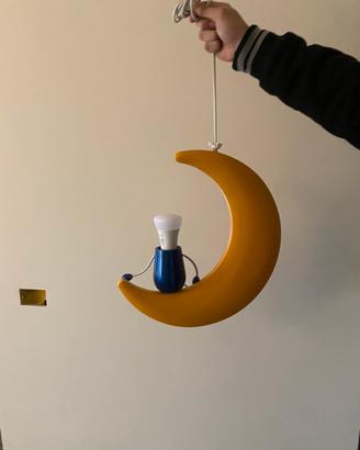 Lampadario bimbo sulla luna