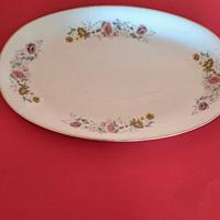 Piatto ovale decor. porcell."PorzellanFabrik Pasko