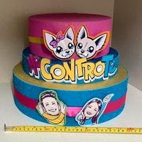 🎂 Set Completo Torta Scenografica "Me Contro Te"