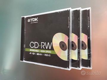 NUOVI TDK Cd-Rw