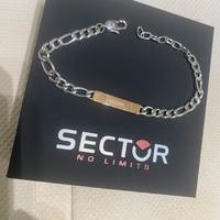 Bracciale acciaio unisex sector