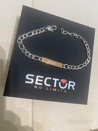 Bracciale acciaio unisex sector