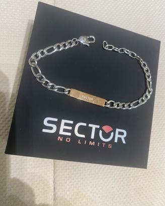 Bracciale acciaio unisex sector