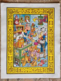 Poster del fumettista Jacovitti, 1962