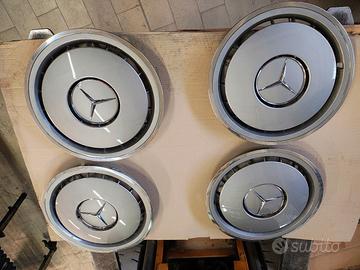 SET CERCHI+COPRICERCHI MERCEDES W124/W201 190