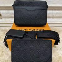 Borsa messenger nera Louis Vuitton