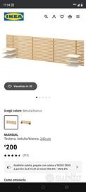 Testiera Ikea Mandal