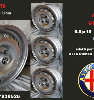 Cerchi GTA 6,5x15 pcd 4x108 ET17 Alfa romeo