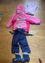 Completo sci bambina