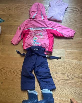 Completo sci bambina