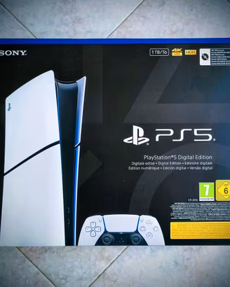 PS5 Slim Digital 1Tb Sigillata in Garanzia 