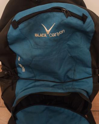 Zaino da trekking Black Canton Seattle 40 litri