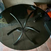 Tavolo in vetro rotondo per 6/8 persone