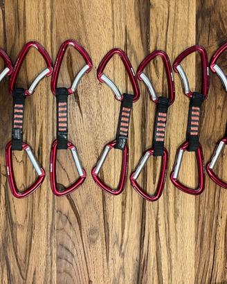 Kit arrampicata rinvii moschettoni cordini