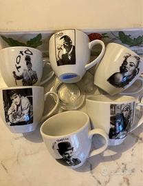 6 tazzine Miti nuove
