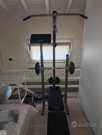Palestra HOME GYM con panca multifunzione DOMYOS