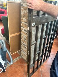 Portone in ferro completo di zanzariera fate voi i