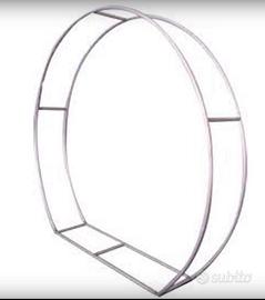 Espositore Pubblicitario Rotondo 250l x 218h x 40p