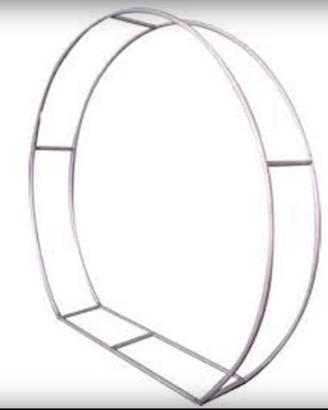 Espositore Pubblicitario Rotondo 250l x 218h x 40p