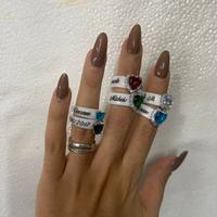 anello in ceramica con incisione 