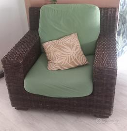 poltrona midollino