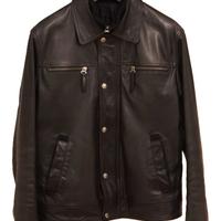 CONBIPEL Giacca vera pelle nera uomo tg 50