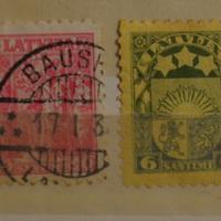 8 FRANCOBOLLI EESTI LIETUVA