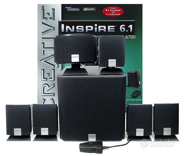 Creative Inspire 6700 altoparlanti subwoofer Audio/Video In