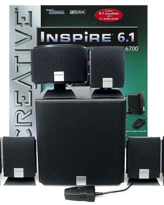 Creative Inspire 6.1 6700 altoparlanti subwoofer